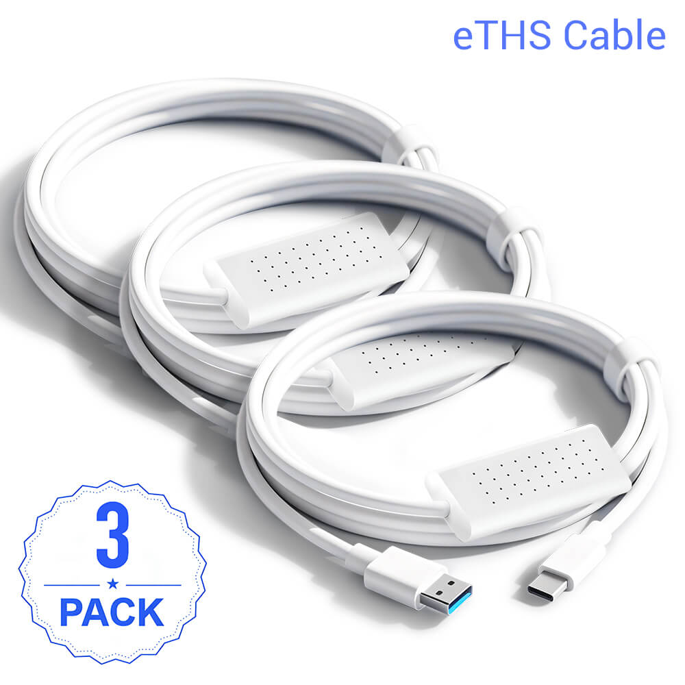 LinknLink THS Cable: Temperature and Humidity Sensor (Must Be Used with Any eMotion Product Featuring a USB-C Port)