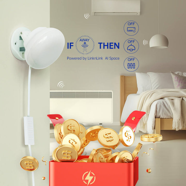 Home Assistant energy saving automations with LinknLink presence sensors and IR control