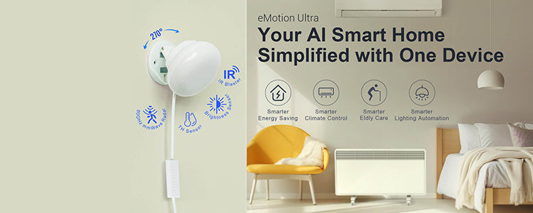 LinknLink eMotion Ultra smart human radar sensor installation guide