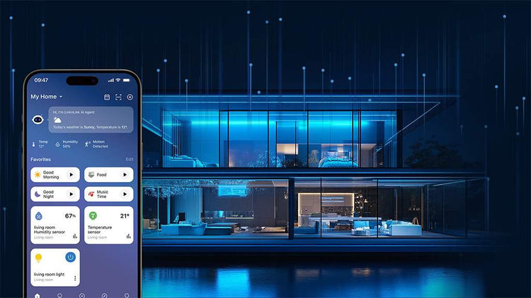 LinknLink "Whole-home" system, automated scenes,seamless smart home integration.