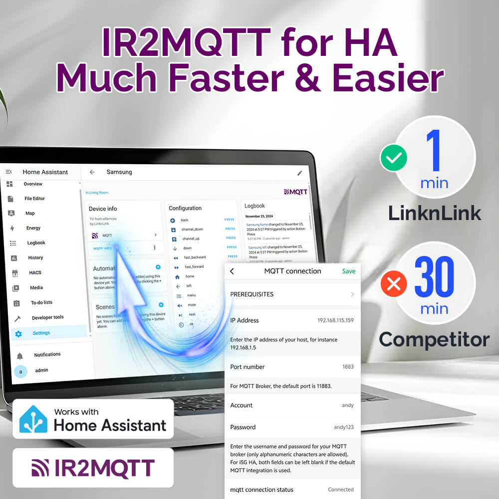 LinknLink eRemote HA: IR Universal Remote Hub