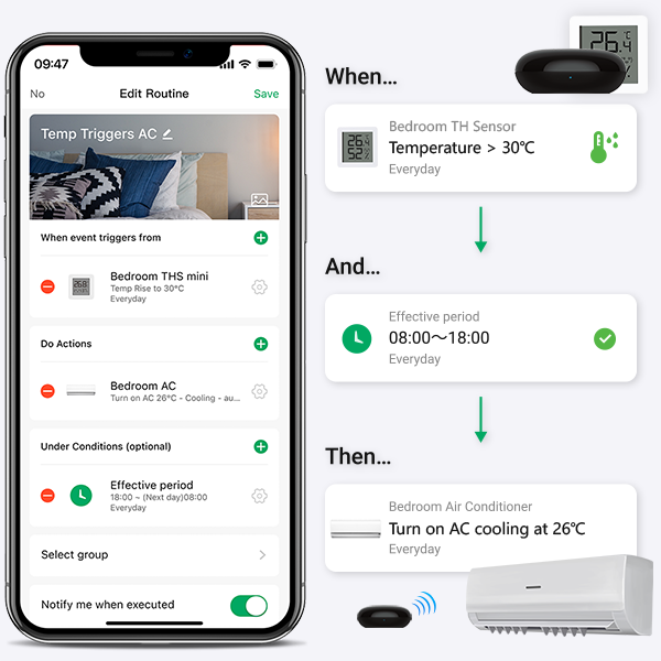 LinknLink eTHS2-BLE TH Sensor